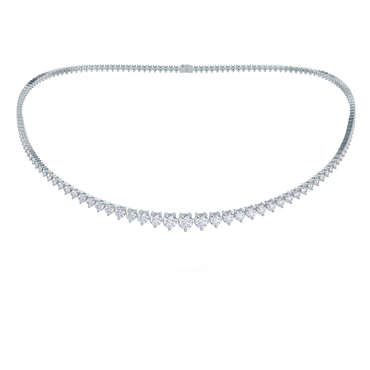 A diamond necklace.
