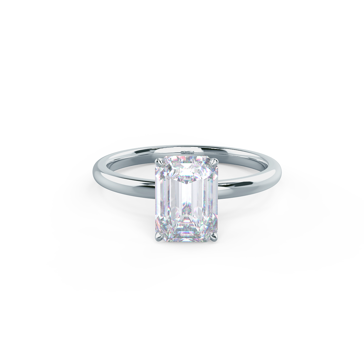 Emerald Classic Four-Prong Solitaire Ring