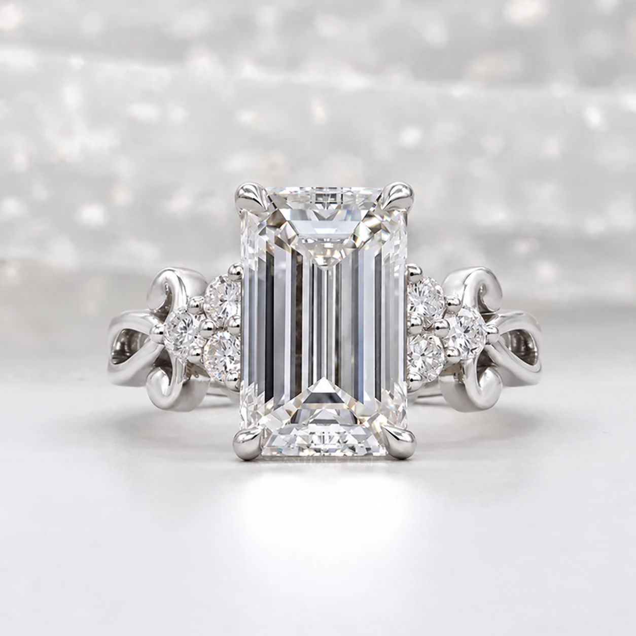 10k White Gold, 14k White Gold, 18k White Gold, Platinum