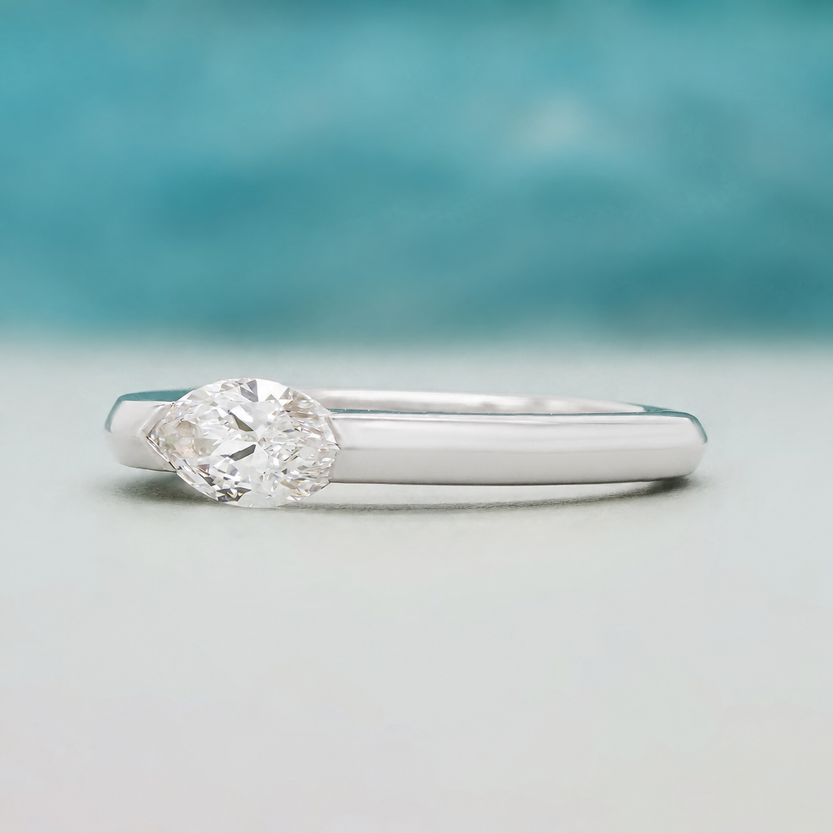 10k White Gold, 14k White Gold, 18k White Gold, Platinum