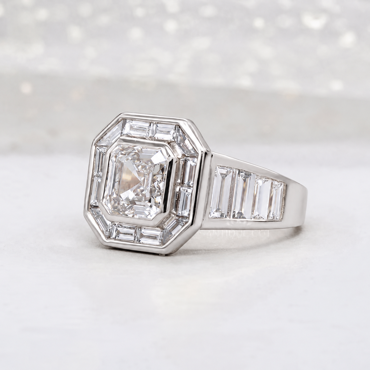 10k White Gold, 14k White Gold, 18k White Gold, Platinum
