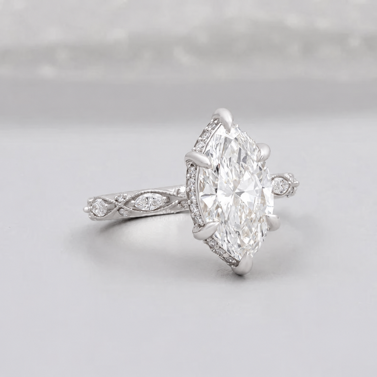 10k White Gold, 14k White Gold, 18k White Gold, Platinum