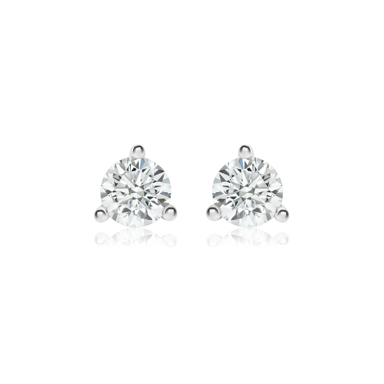 Dazzling 0.50 Carat Lab Diamond Stud Earrings with Elegant Finish