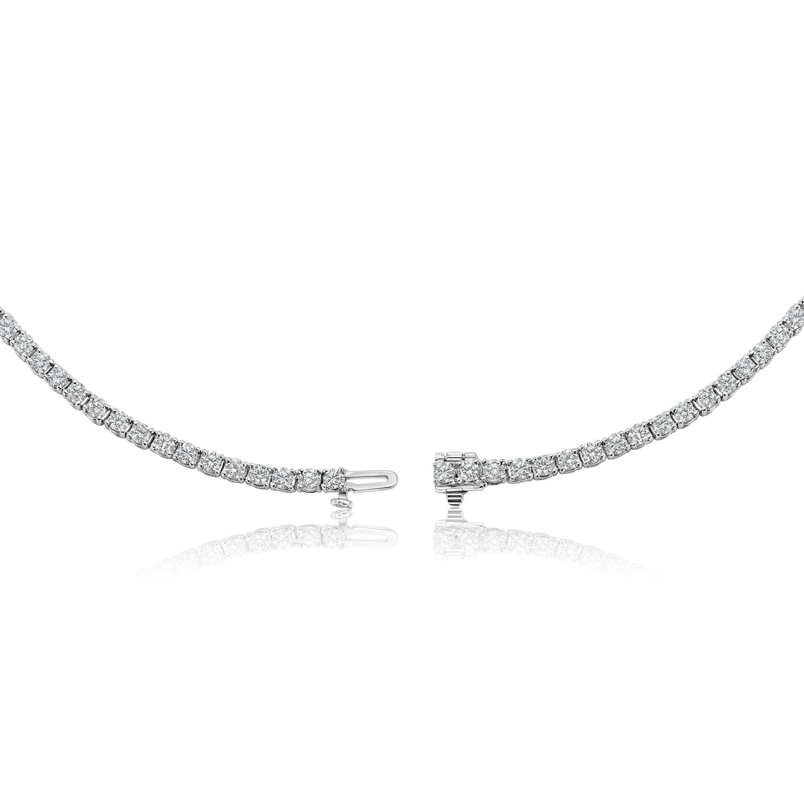 10 Carat Diamond Tennis Necklace