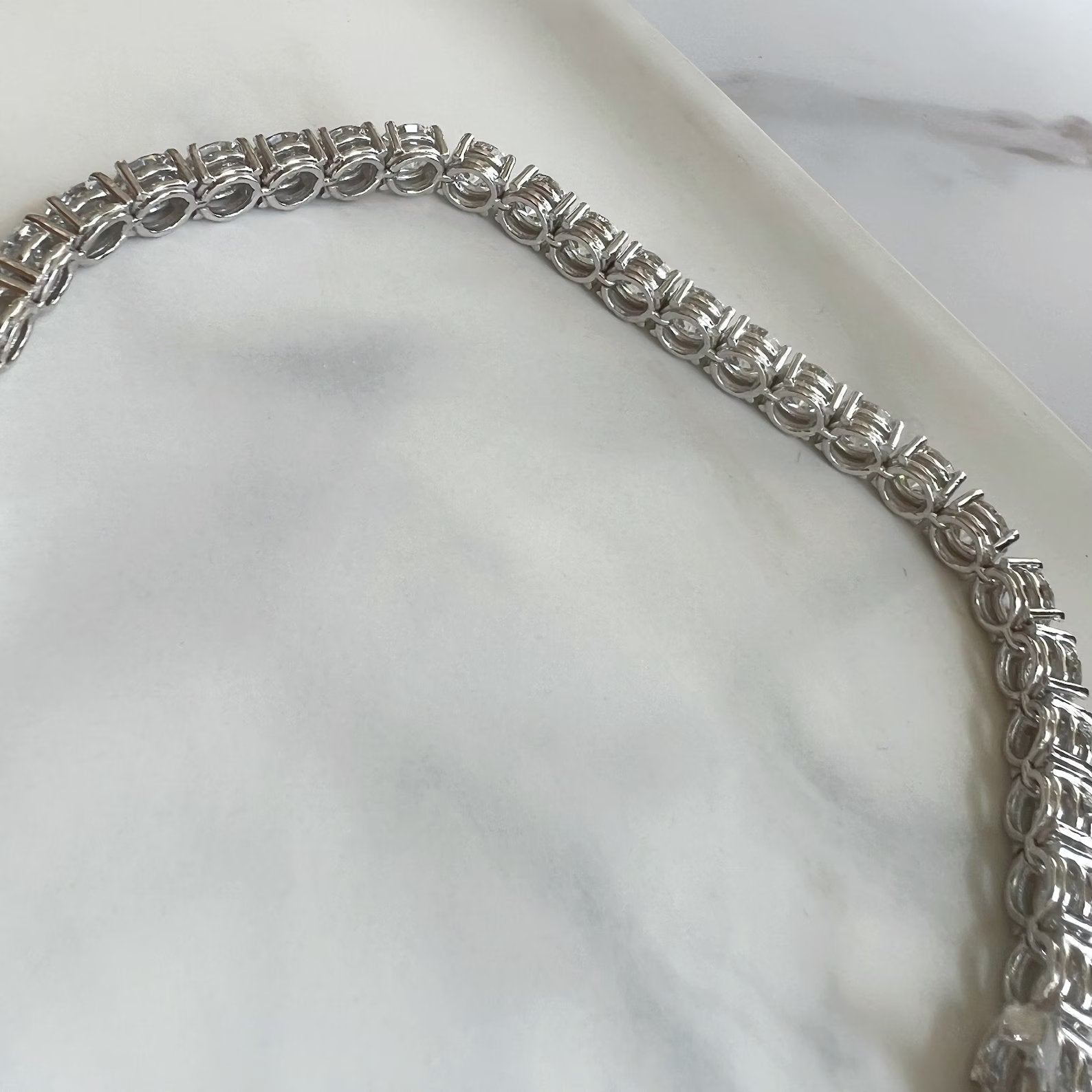 Bracelet tennis en diamant de laboratoire 26 carats