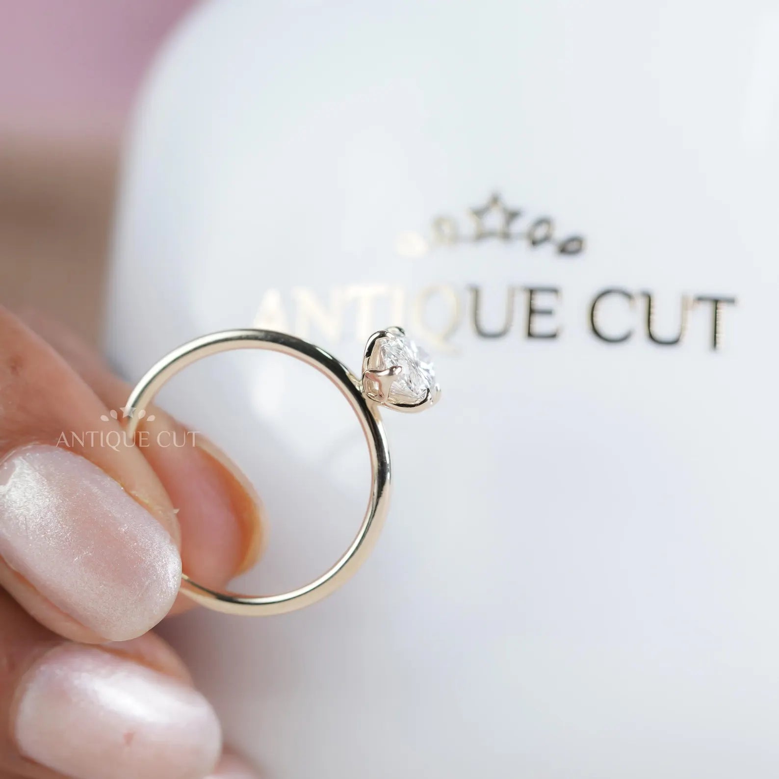 Marquise 1.52ct Lab Grown Diamond Solitaire Engagement Ring | Six-Prong | D–F Color | VVS–VS Clarity