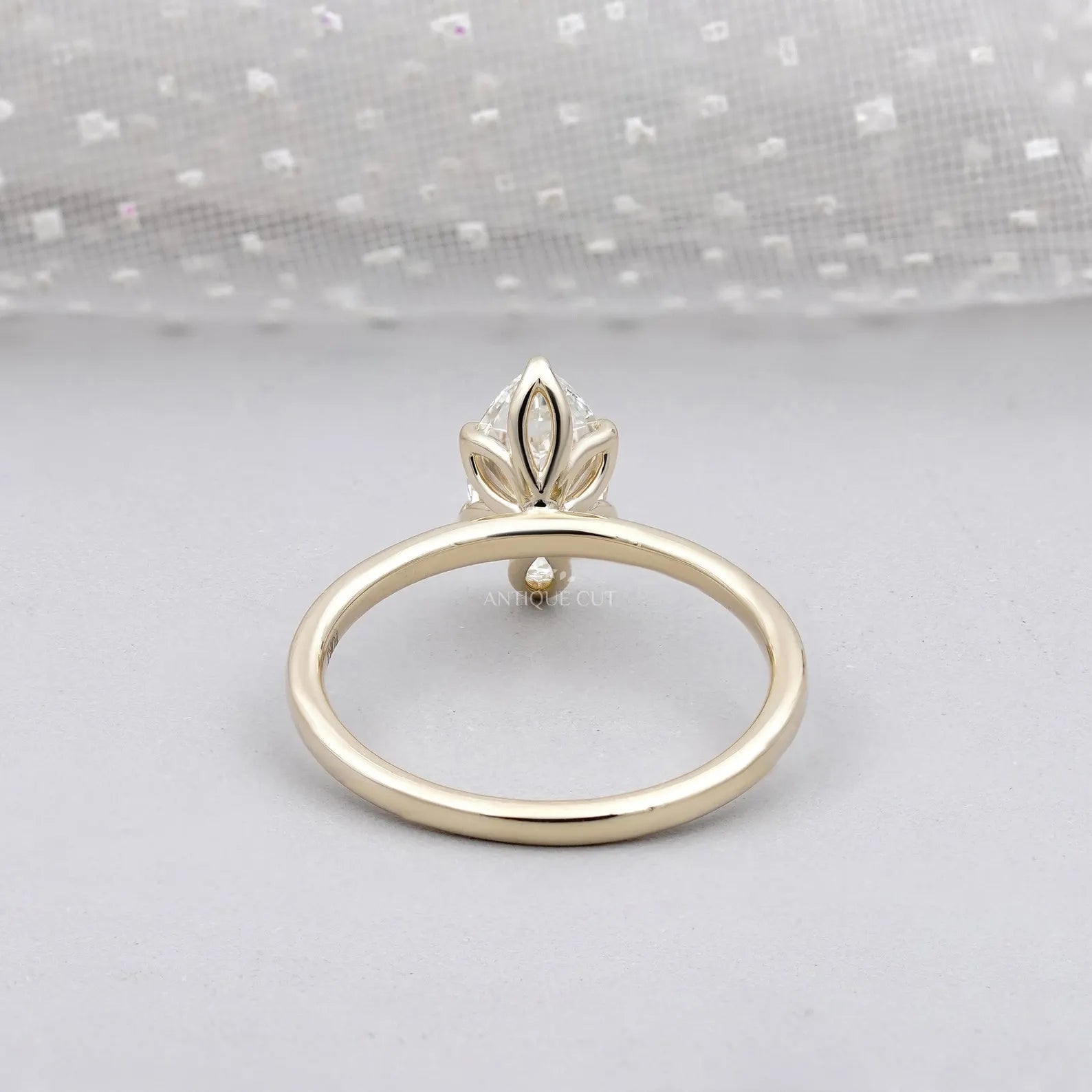 Marquise 1.52ct Lab Grown Diamond Solitaire Engagement Ring | Six-Prong | D–F Color | VVS–VS Clarity