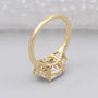Antiquecut lab grown cushion cut ring custom order design