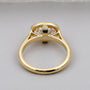IGI Certified oval bezel diamond ring