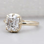IGI certified old mine cushion diamond ring