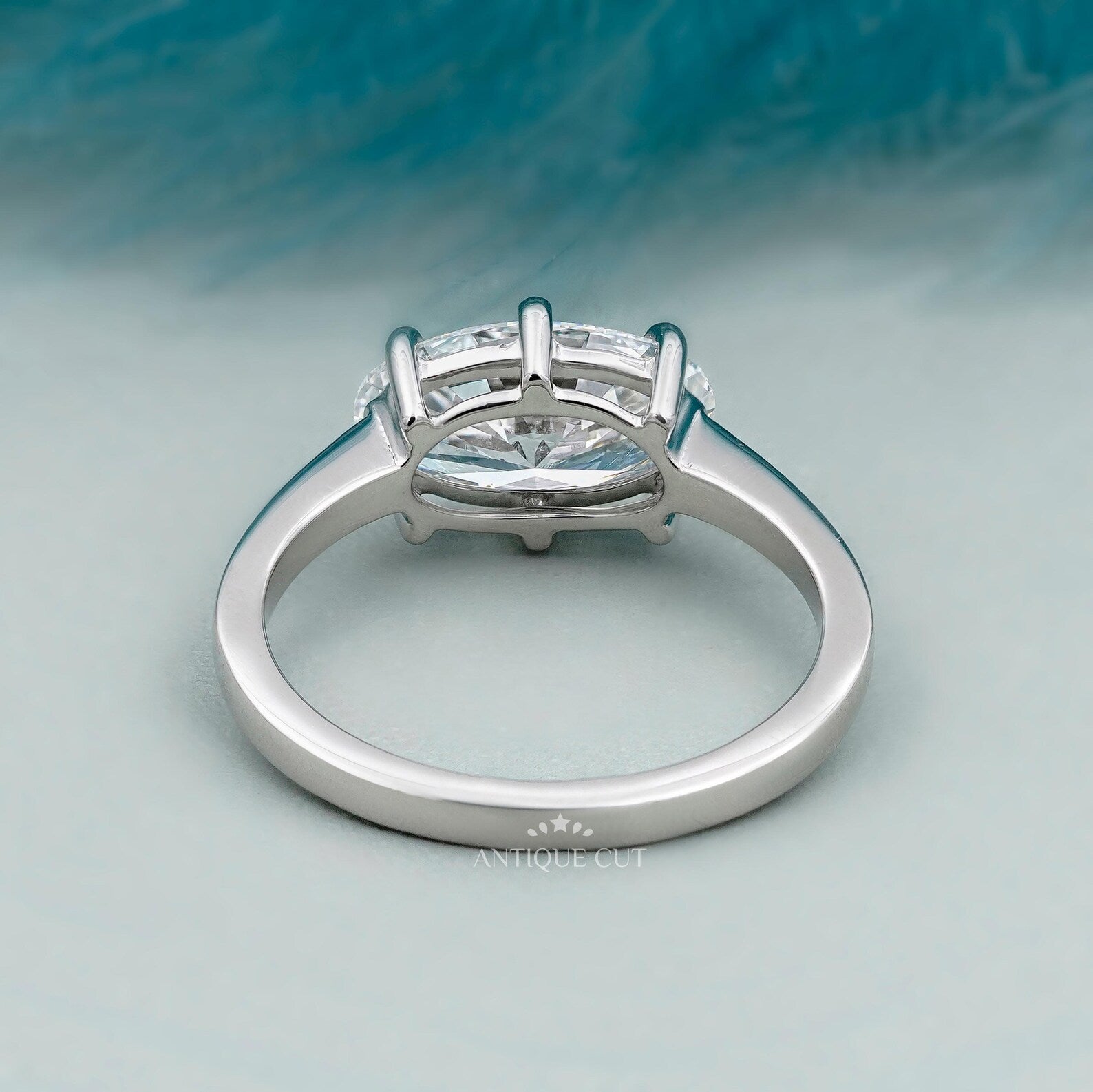 1.70TCW Oval Cut Diamond Engagement Ring | Rose gold Classic Solitaire | Lab Grown Diamond Ring | IGI Certified D-E-F VVS-VS.