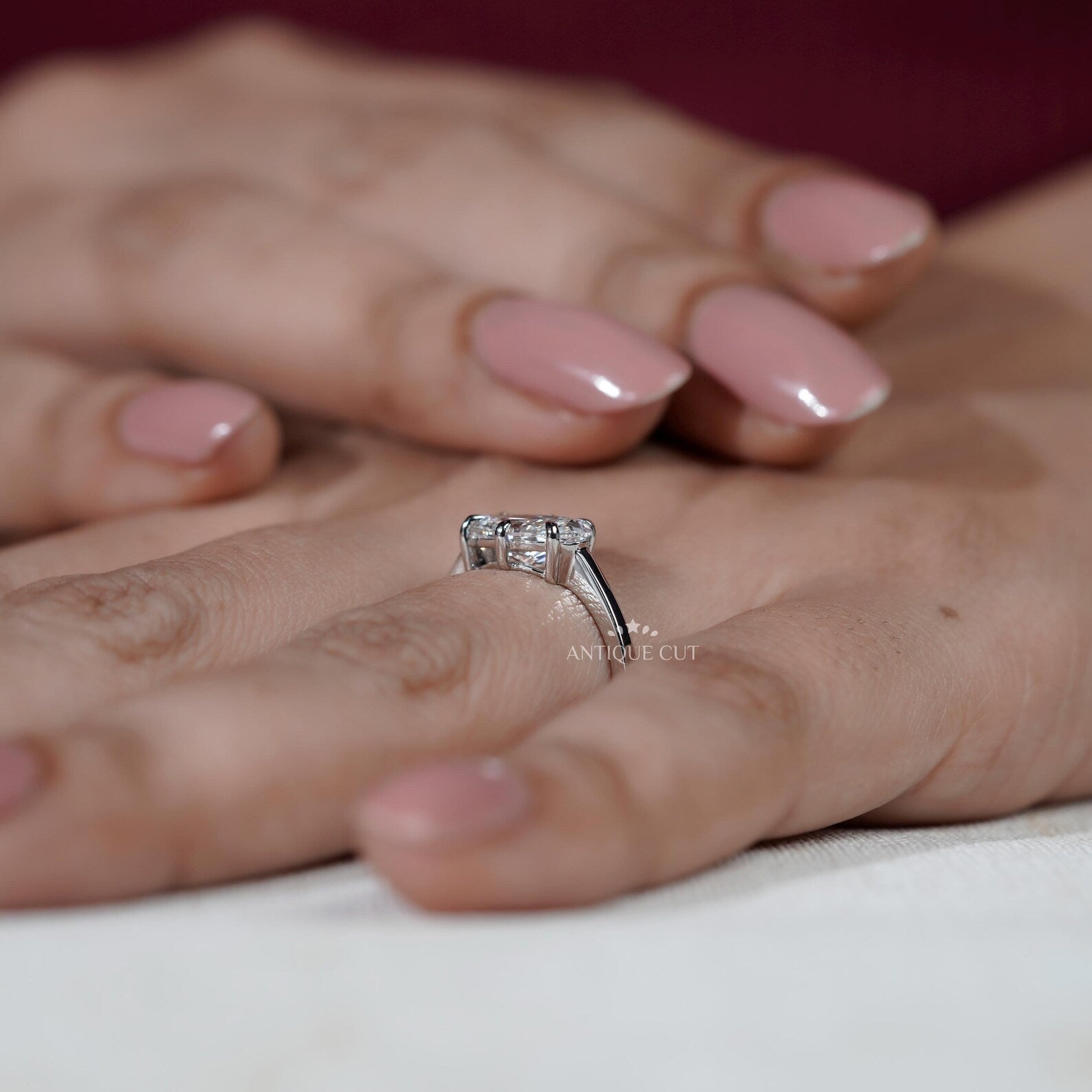 1.70TCW Oval Cut Diamond Engagement Ring | Rose gold Classic Solitaire | Lab Grown Diamond Ring | IGI Certified D-E-F VVS-VS.