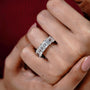 White gold full eternity diamond ring