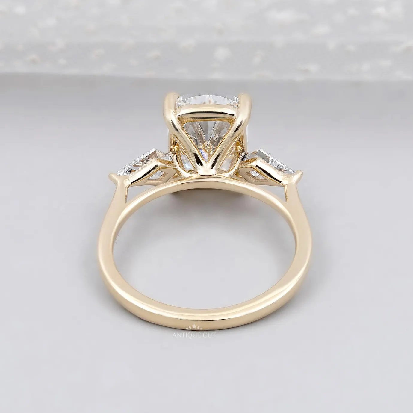 Kite Side Stone Diamond Ring