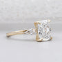 Yellow Gold Three Stone Ring