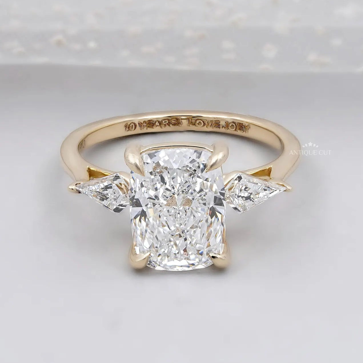 Cushion Cut Diamond Engagement Ring