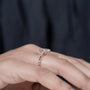 IGI certified lab grown oval diamond ring by Antiquecut