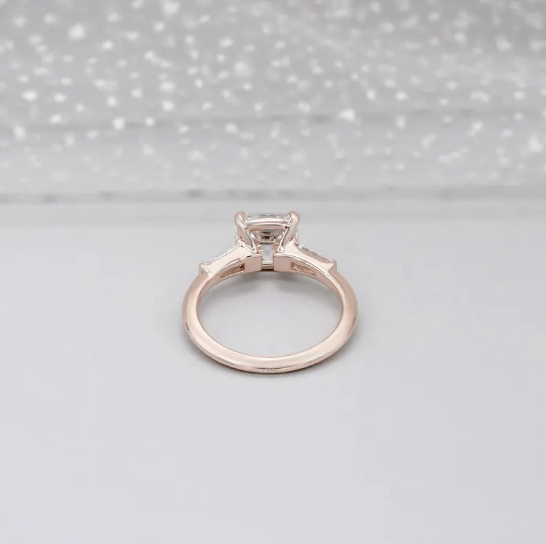 IGI certified old mine cushion cut engagement ring