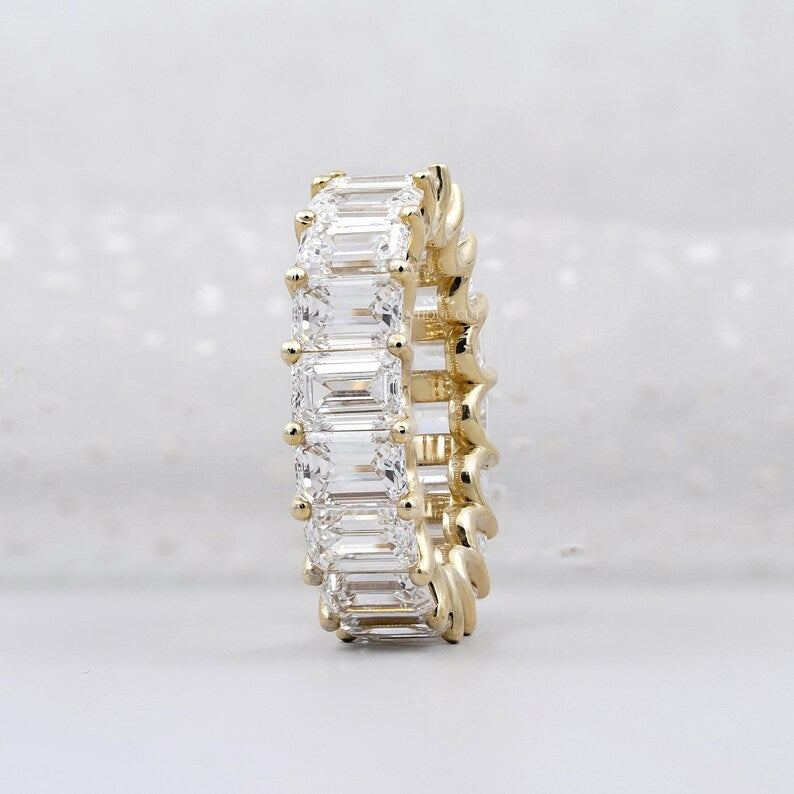 Radiant Cut Diamond Eternity Band