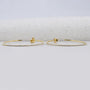 0.55 TCW Round Lab Grown Diamond Hoop Earrings