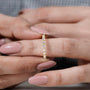 Round Diamond Wedding Band