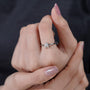 V Shape Diamond Ring 