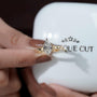 Hexagon Diamond Engagement Ring 2.10ct