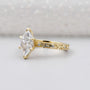 Hexagon Diamond Engagement Ring 2.10ct