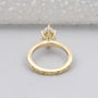 Hexagon Diamond Engagement Ring 2.10ct