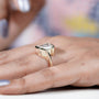 Classic bezel set solitaire diamond ring