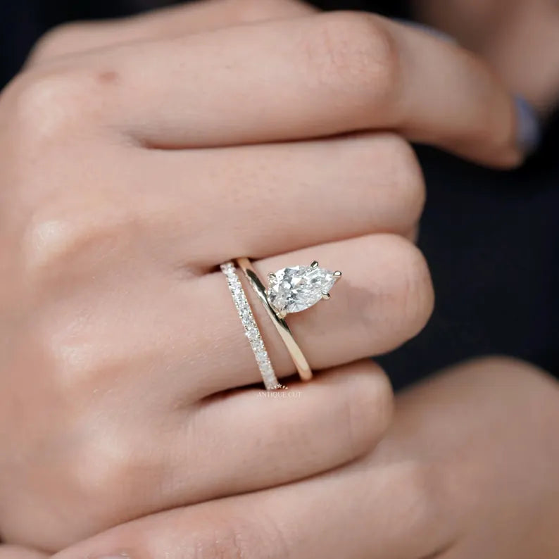 Yellow Gold Solitaire Diamond Ring