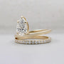 Pear Shaped Diamond Engagement Ring