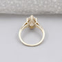 Yellow gold marquise cut diamond ring antique vintage engagement