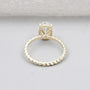IGI certified oval cut diamond ring