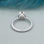 Classic round solitaire engagement ring