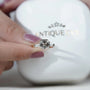 Elegant three stone diamond ring design