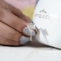 Three Stone Engagement Ring Gold