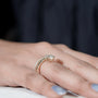 Teardrop Diamond Engagement Ring