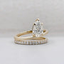 Yellow Gold Pear Cut Ring