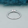 IGI certified oval diamond ring white gold