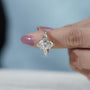 Finger flattering marquise diamond engagement ring