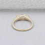 IGI certified marquise diamond engagement ring