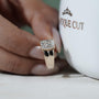 Classic cushion cut diamond ring design