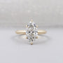 marquise cut diamond ring solitaire yellow gold