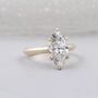 solitaire engagement ring marquise diamond 6 prong