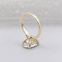 elegant solitaire diamond ring oval shape