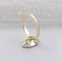 yellow gold marquise solitaire engagement ring