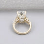 IGI certified emerald cut diamond ring