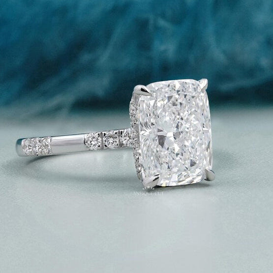 Antiquecut lab grown diamond jewelry design