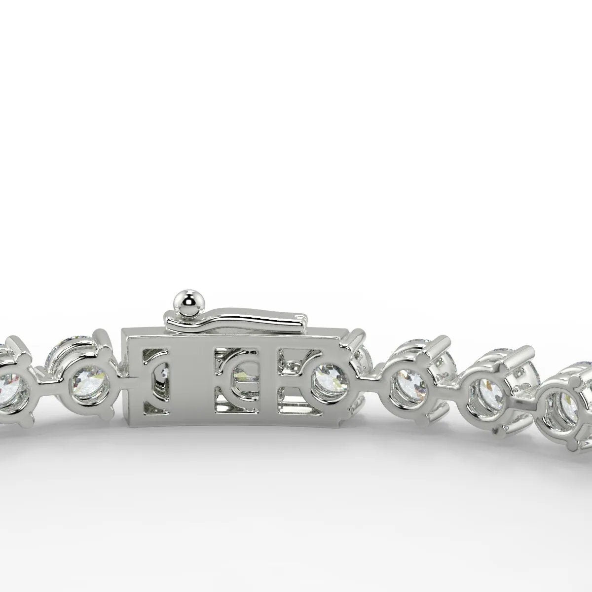 3.50 Ct Round Cut Eco Friendly Diamond Tennis Bracelet / Round Lab Grown Diamond Wedding Bracelet